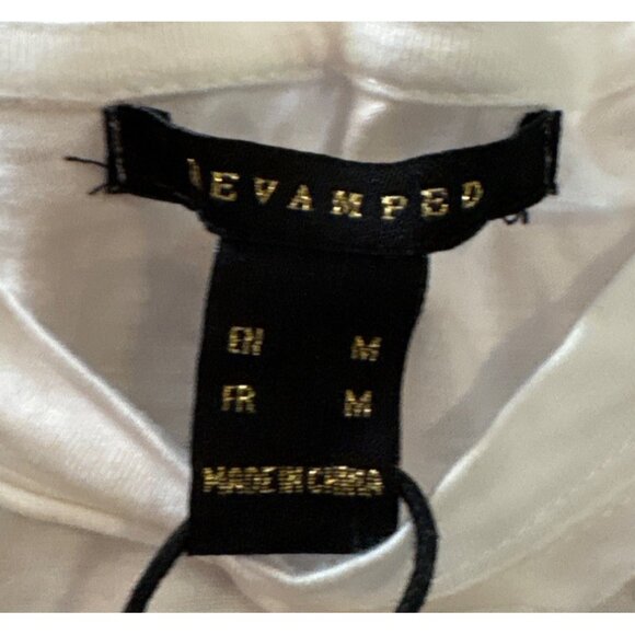 Revamped Slash Tour T Shirt New York Womens V-Neck Graphic Tee White Medium NEW - Picture 6 of 8